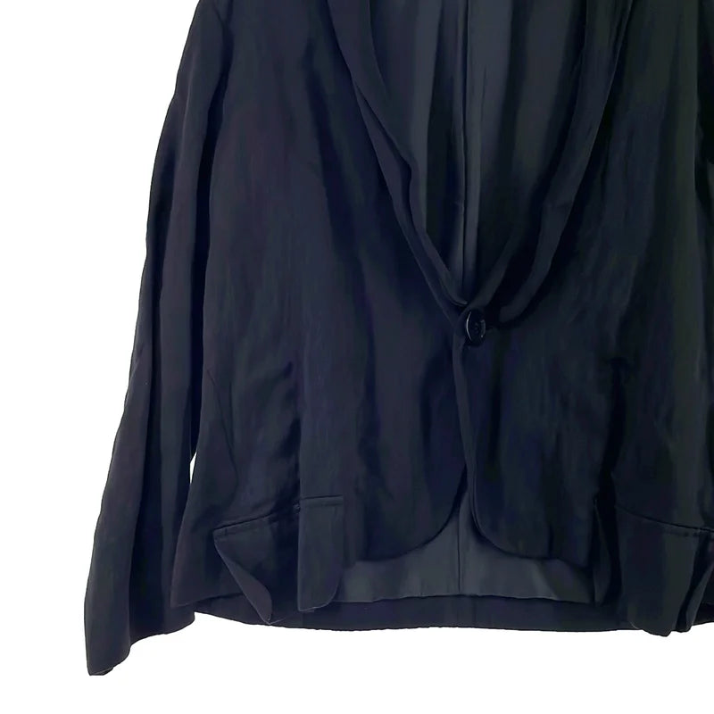 Y's / ワイズヨウジヤマモト | 2007AW | 変形ラペル 1B シングルジャケット / 総裏地 | 3 | レディース