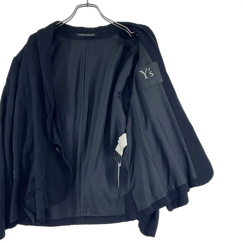 Y's / ワイズヨウジヤマモト | 2007AW | 変形ラペル 1B シングルジャケット / 総裏地 | 3 | レディース
