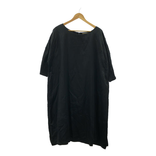 suzuki takayuki / suzuki takayuki | antique lace silk pullover dress | black | women's