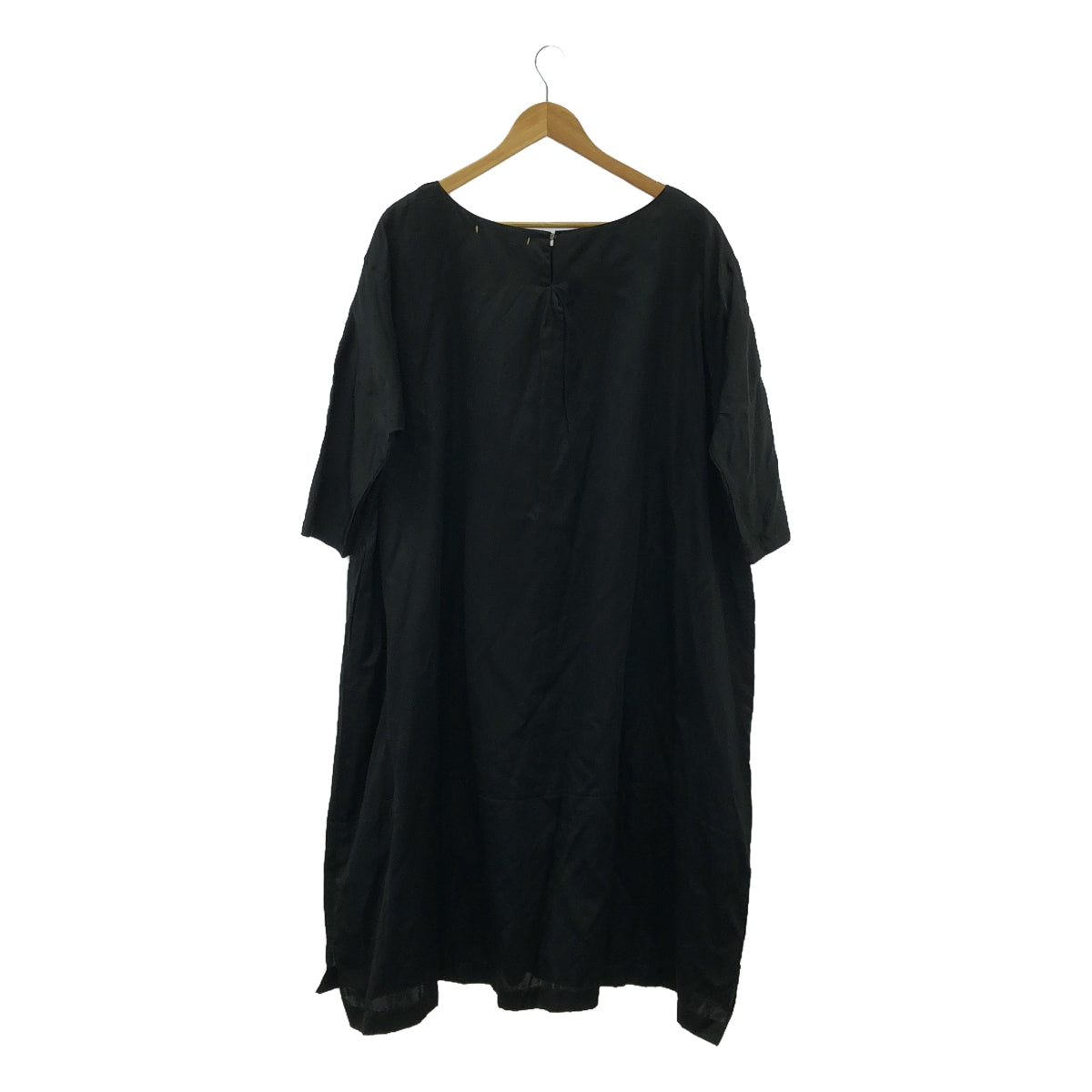 suzuki takayuki / suzuki takayuki | antique lace silk pullover dress | black | women's