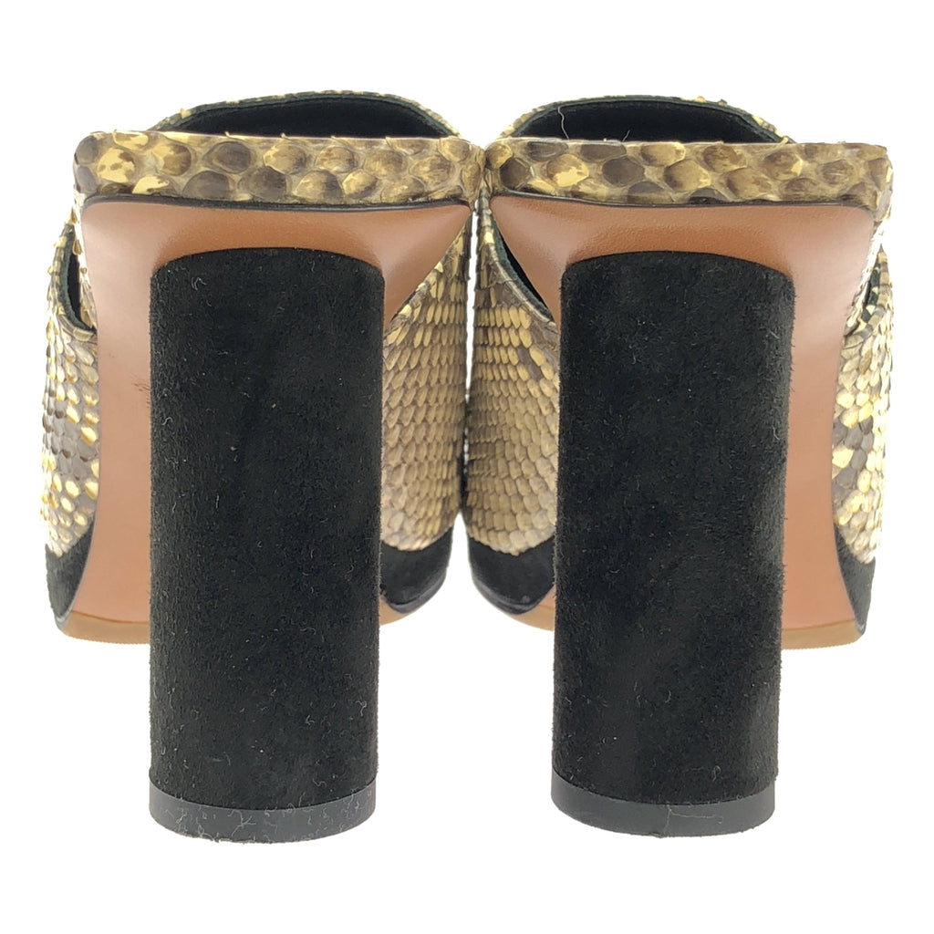 CELINE / 셀린느 | 피비기 파이썬 뮬 샌들 | 36.5 |