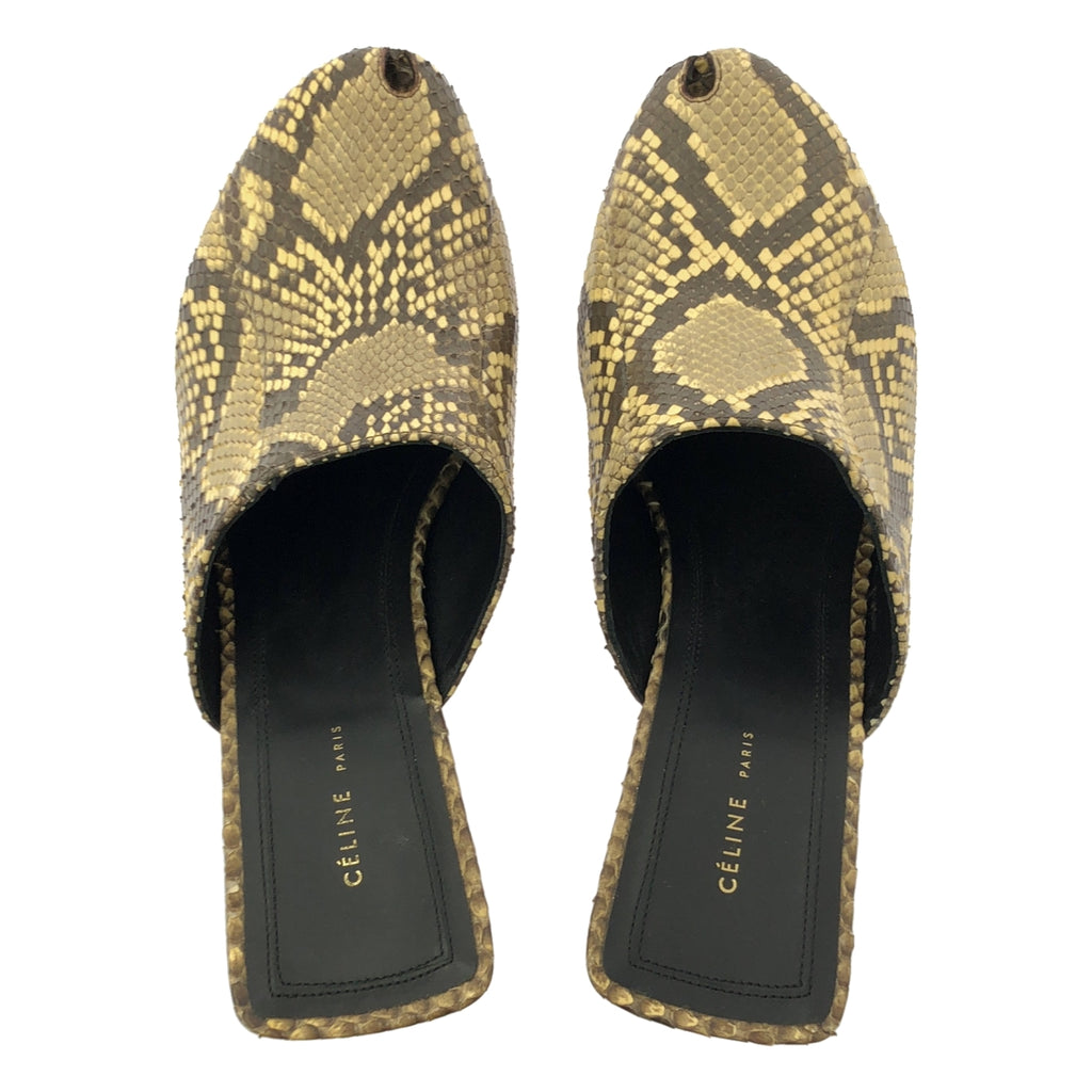 CELINE / 셀린느 | 피비기 파이썬 뮬 샌들 | 36.5 |