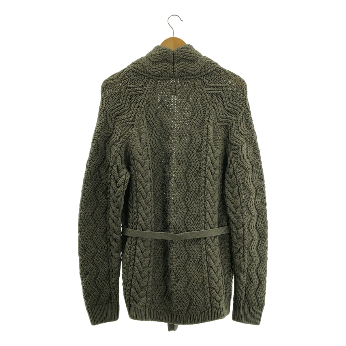 BATONER / バトナー | ケーブルニット カーディガン | 2 | グレー系 | メンズ