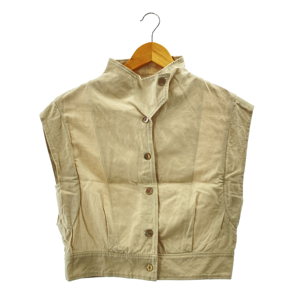 LOEFF / 로에프 | 코튼 린넨 민소매 블라우스 베스트 | 1 | 여성