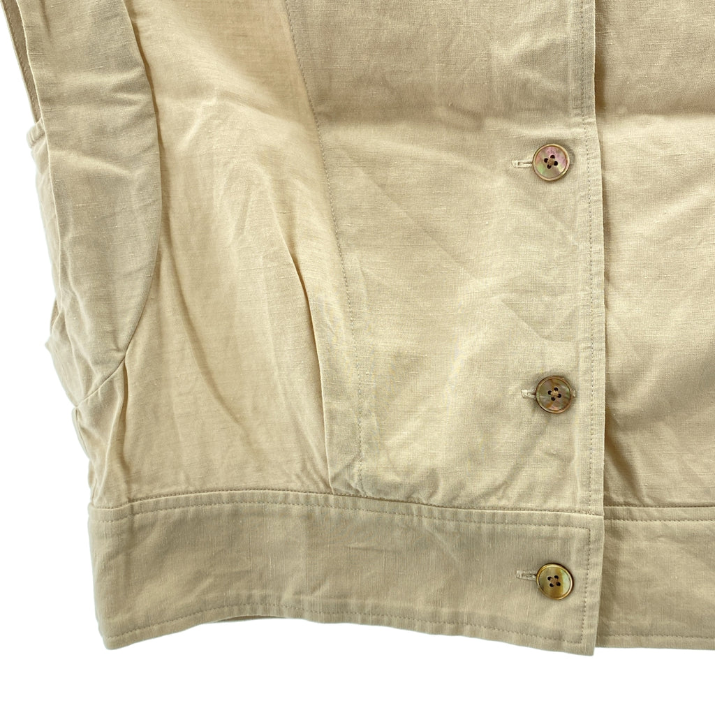 LOEFF / 로에프 | 코튼 린넨 민소매 블라우스 베스트 | 1 | 여성