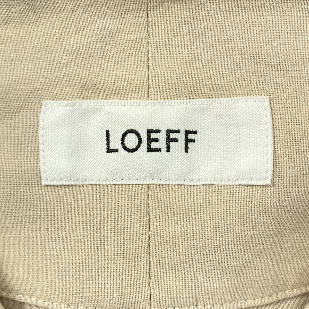 LOEFF / 로에프 | 코튼 린넨 민소매 블라우스 베스트 | 1 | 여성