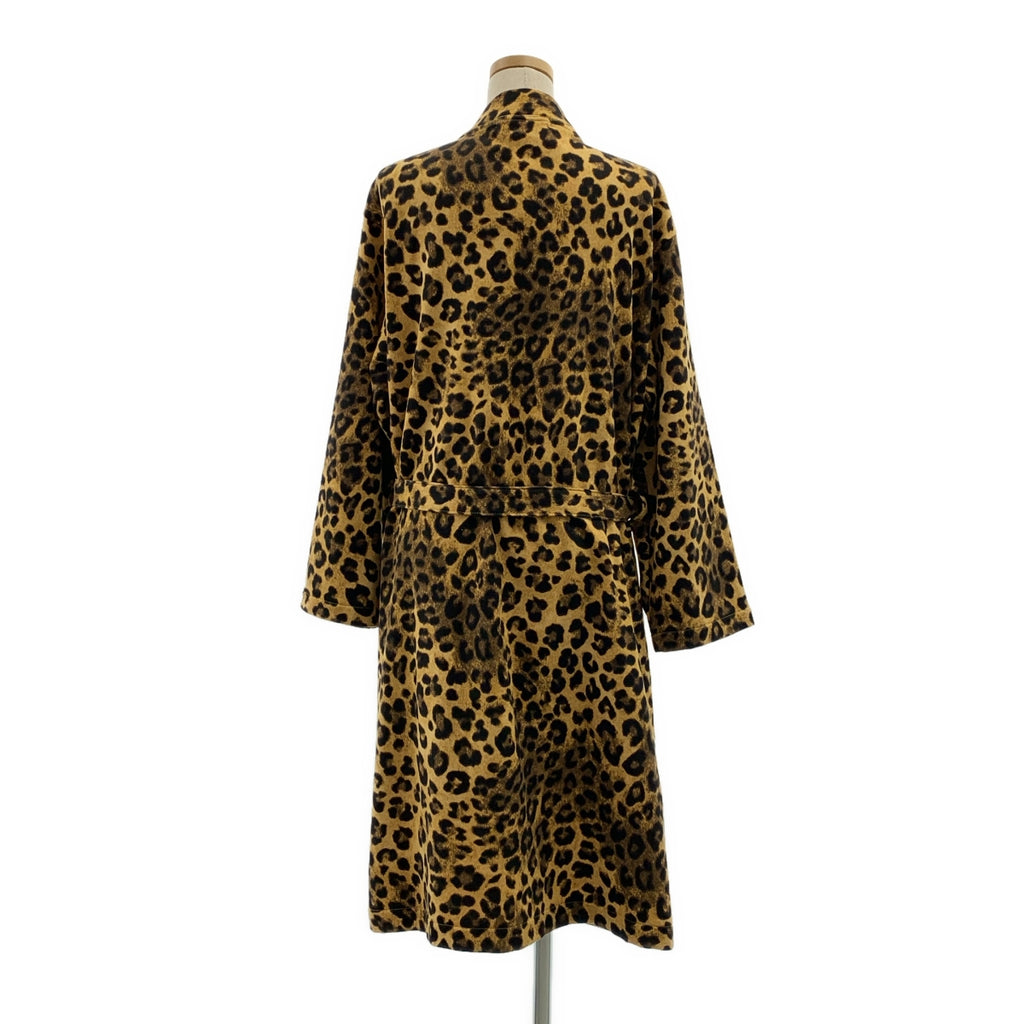L'Appartement DEUXIEME CLASSE / アパルトモンドゥーズィエムクラス | Leopard Sweat Gown レオパード ガウン コート | ブラウン | レディース