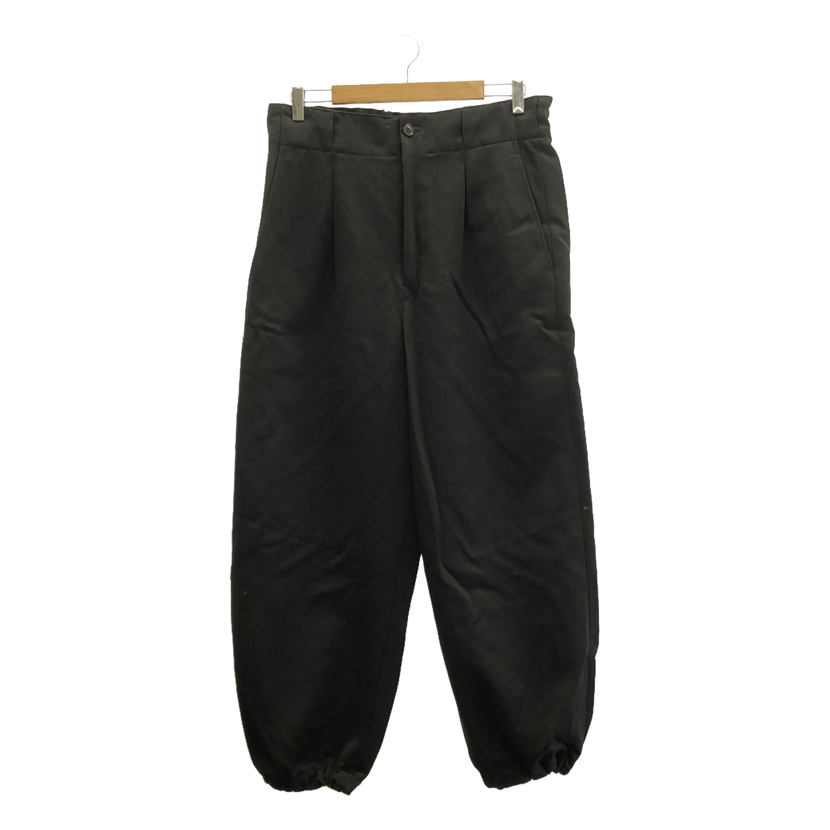 RAKINES / 라키네스 | 2022AW | Post-work Twill T1 Pant 울 포스트 워크 트윌 이지 팬츠 | 2 | 블랙 | 남성