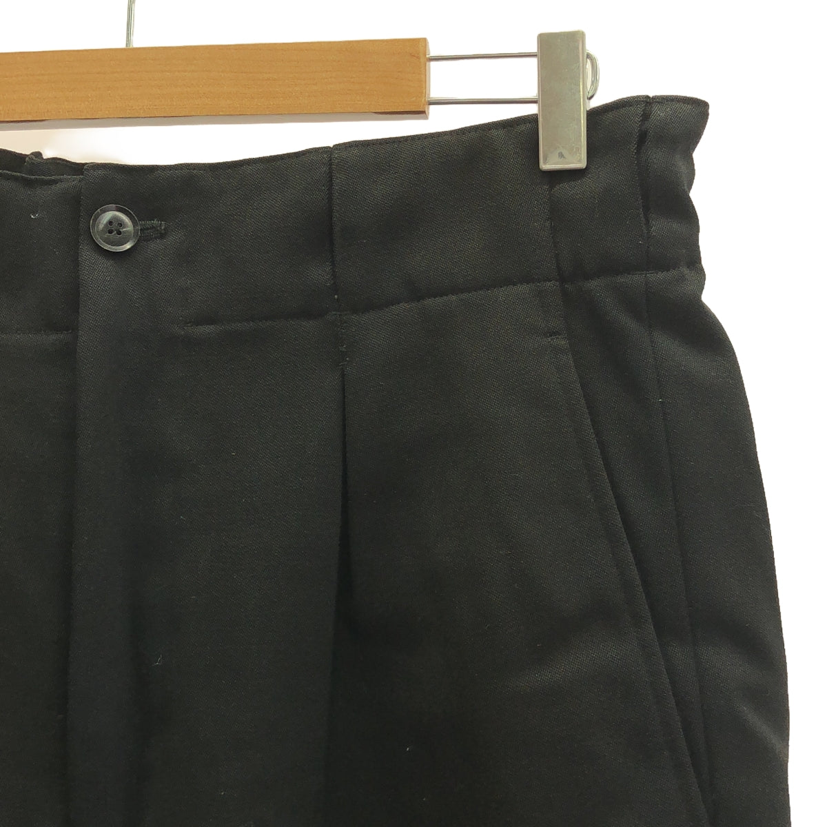 RAKINES / Rakines | 2022AW | Post-work Twill T1 Pant Wool Post-work Twill Easy Pants | 2 | Black | Men's