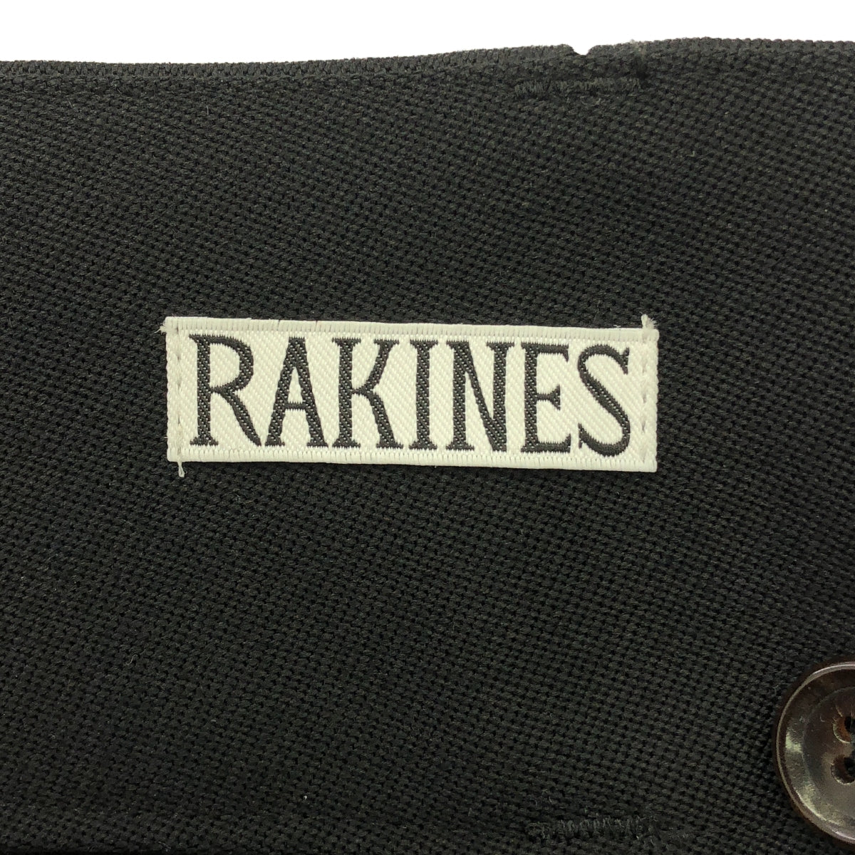 RAKINES / ラキネス | 2022AW | Post-work Twill T1 Pant ウール ポストワークツイル イージーパンツ | 2 | ブラック | メンズ