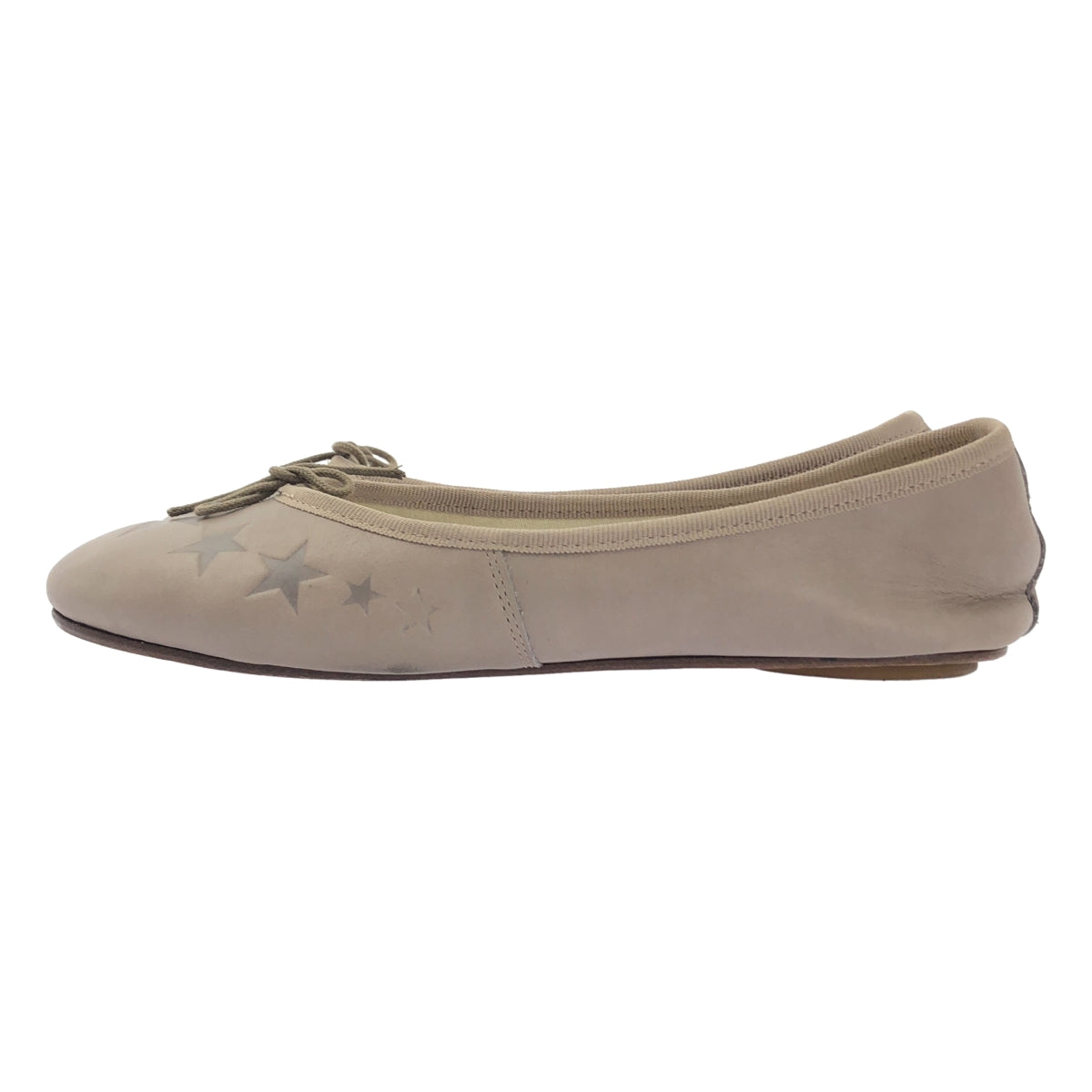 repetto / 레펫 | 가죽 스타 푸시 리본 발레 신발 | 38 |