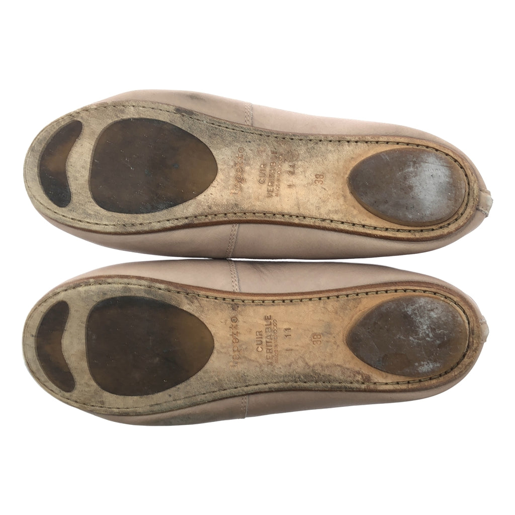 repetto / 레펫 | 가죽 스타 푸시 리본 발레 신발 | 38 |