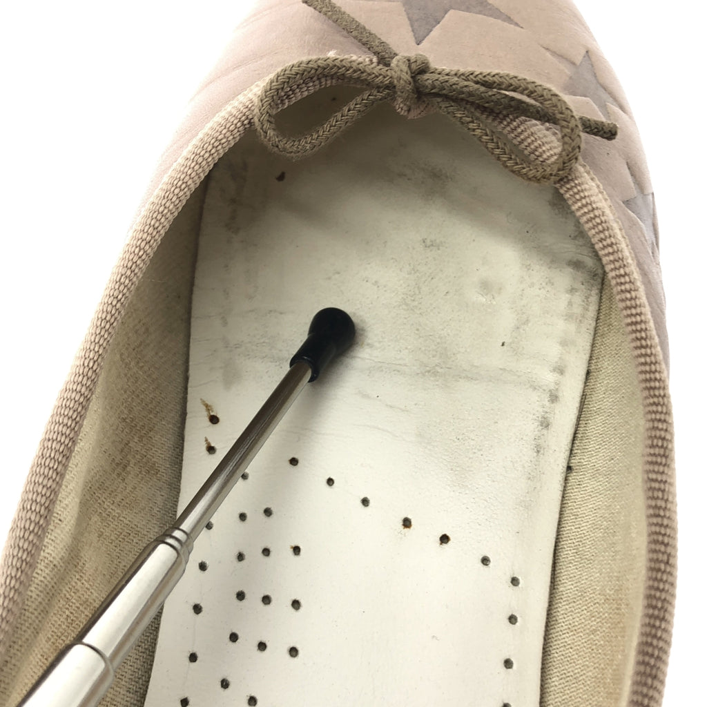 repetto / 레펫 | 가죽 스타 푸시 리본 발레 신발 | 38 |