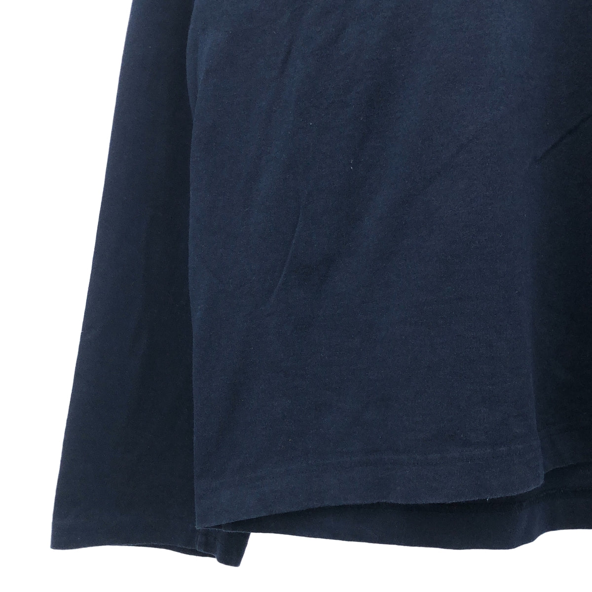 HOLIDAY / ホリデイ | SUPER FINE DRY PURITAN ピューリタンカラー コットン カットソー | XL | ネイビー | レディース