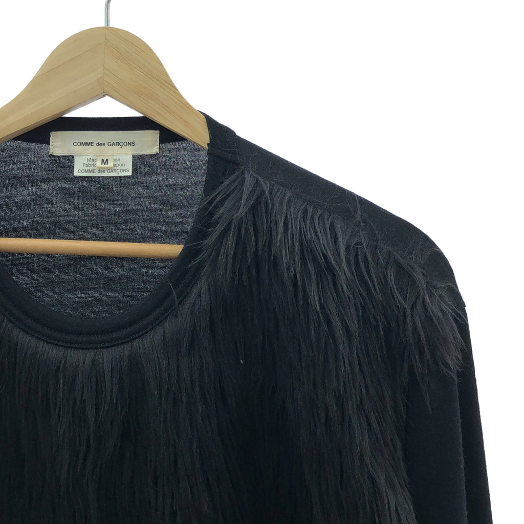 COMME des GARCONS / 컴데 갤슨 | 2023AW | 퍼 디테일 롱 크루넥 컷소우 | M |