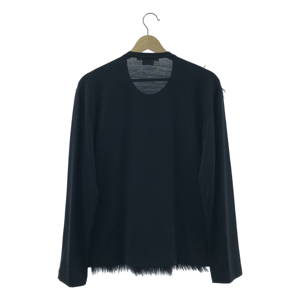COMME des GARCONS / 컴데 갤슨 | 2023AW | 퍼 디테일 롱 크루넥 컷소우 | M |