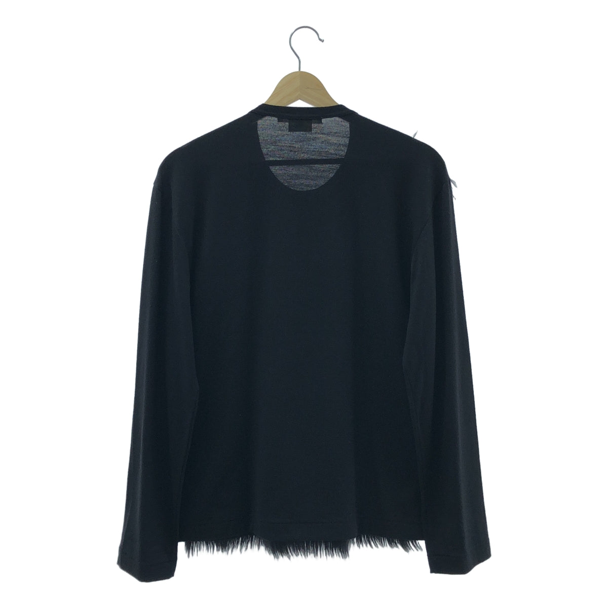 COMME des GARCONS / 컴데 갤슨 | 2023AW | 퍼 디테일 롱 크루넥 컷소우 | M |