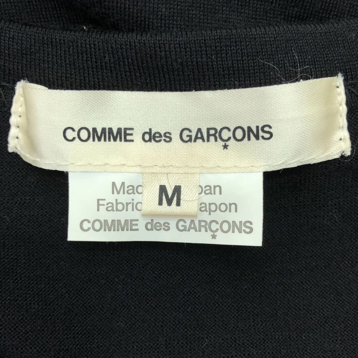 COMME des GARCONS / 컴데 갤슨 | 2023AW | 퍼 디테일 롱 크루넥 컷소우 | M |