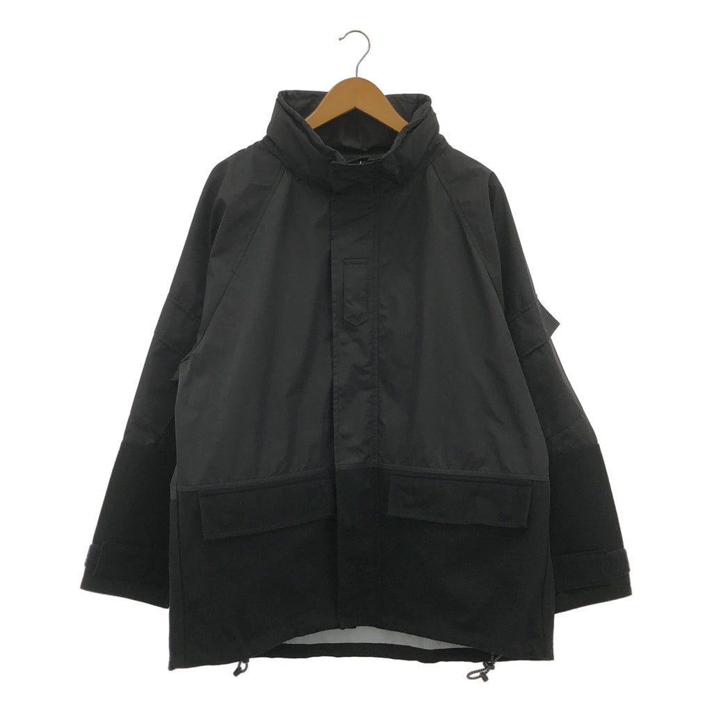 COMME des GARCONS HOMME / コムデギャルソンオム | 2023AW | エステル マット クロス フーデッド ジップアップ ジャケット | M | メンズ