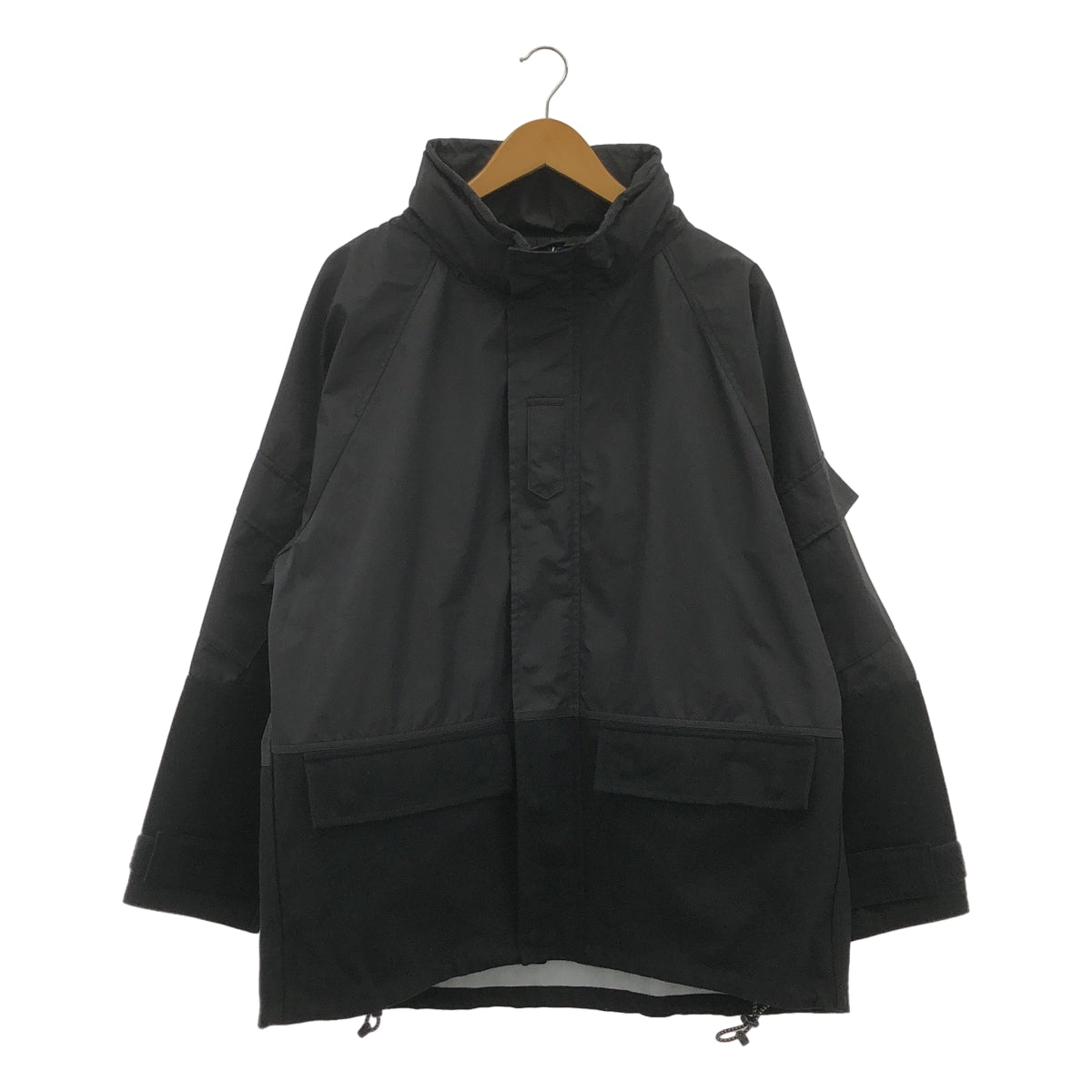 COMME des GARÇONS HOMME | 2023 秋冬 | Ester 霧面交叉連帽拉鍊外套 | SHOPBOP尺寸 M |