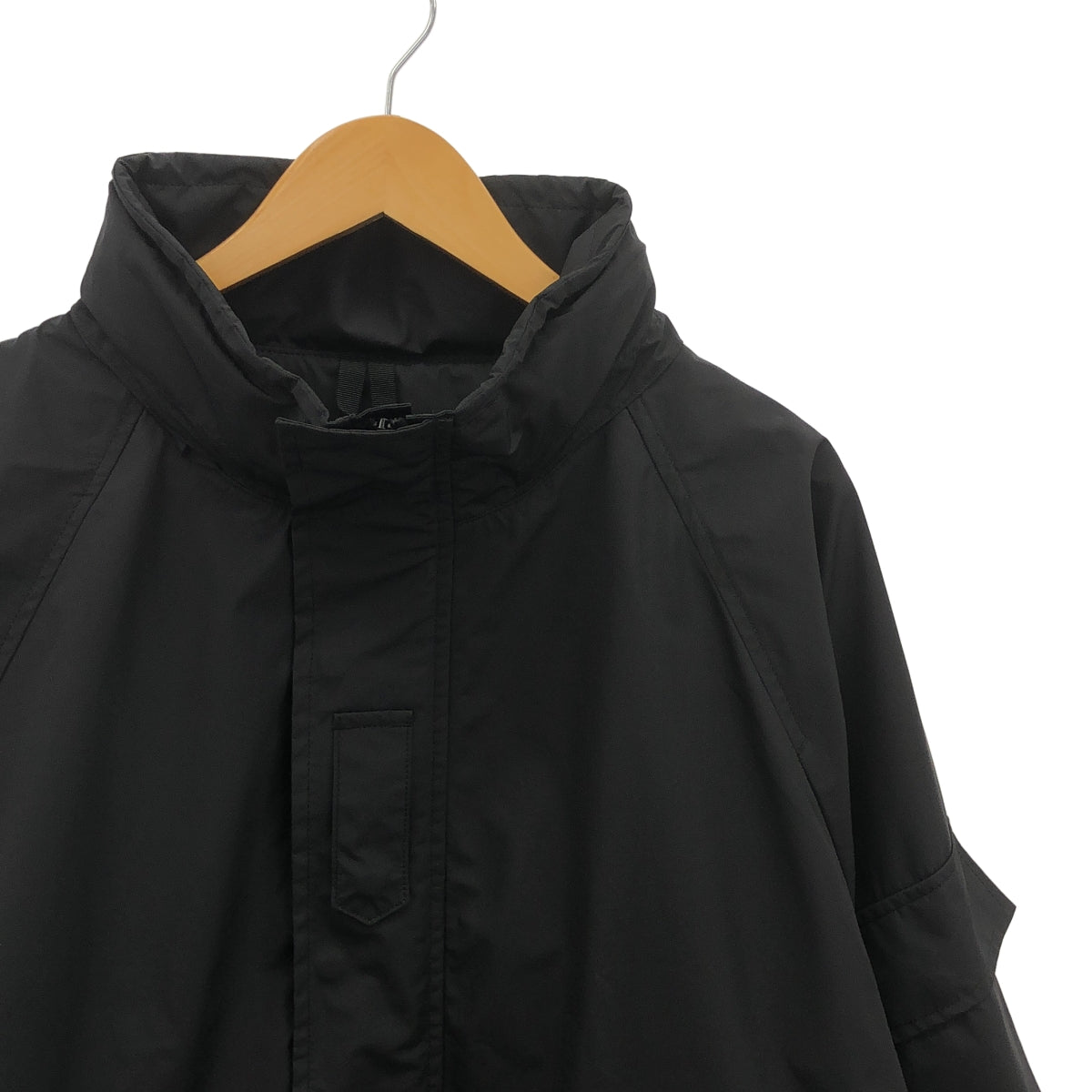 【미품】 COMME des GARCONS HOMME / 콤데 갤슨 옴므 | 2023AW | 에스테르 매트 크로스 후드 지퍼 자켓 | M |