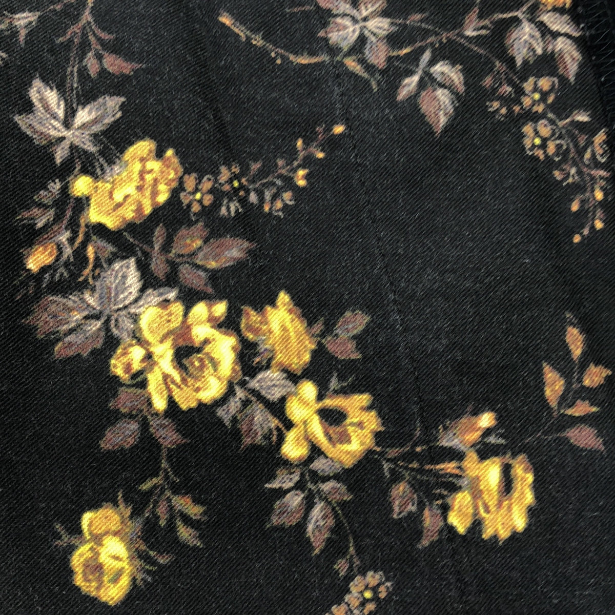 beautiful people / ビューティフルピープル | ウール サイドジップ ワイド フレア ブーツカット パンツ / 柄裏地 | 38 | ネイビー | レディース