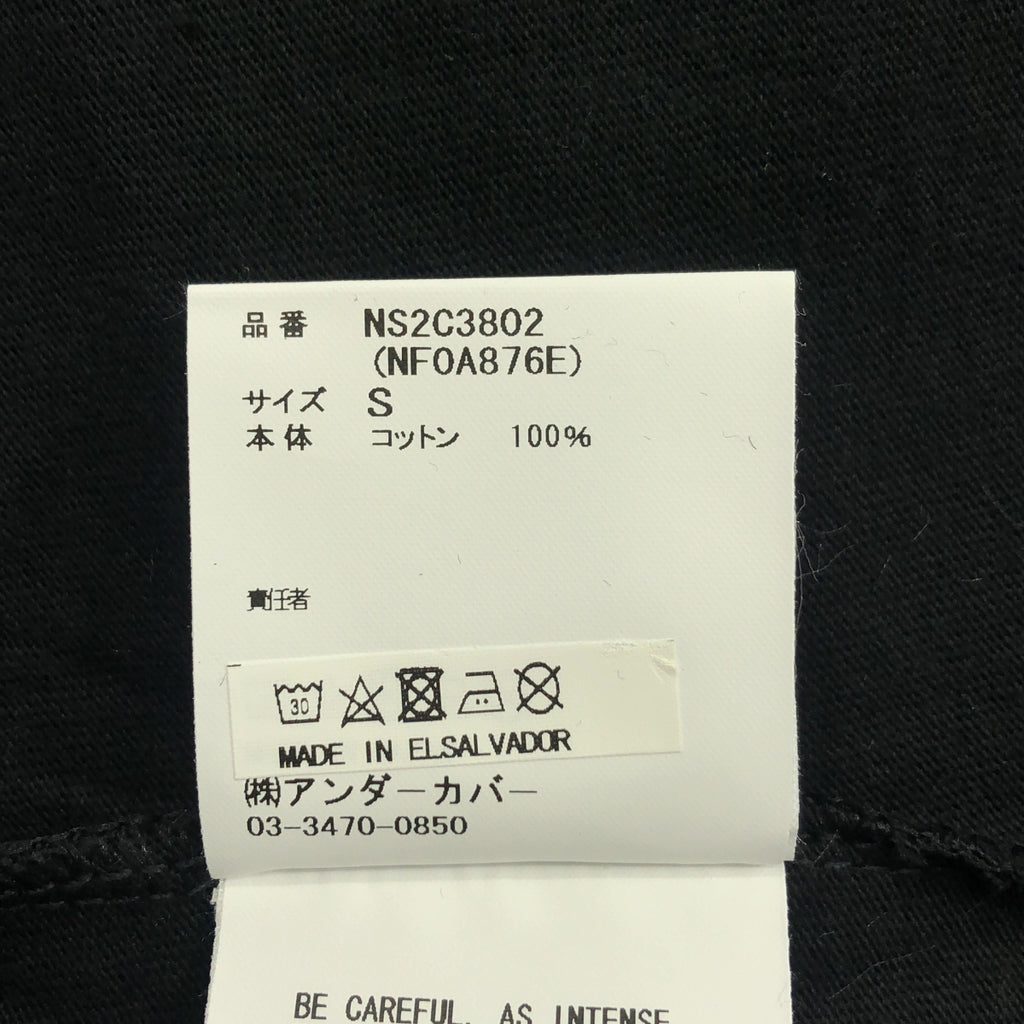 【美品】  UNDER COVER  / アンダーカバー | ×THE NORTH FACE ザノースフェイス  SOUKUU GRAPHIC ソウクウ グラフィックプリント Tシャツ | S | ブラック | メンズ
