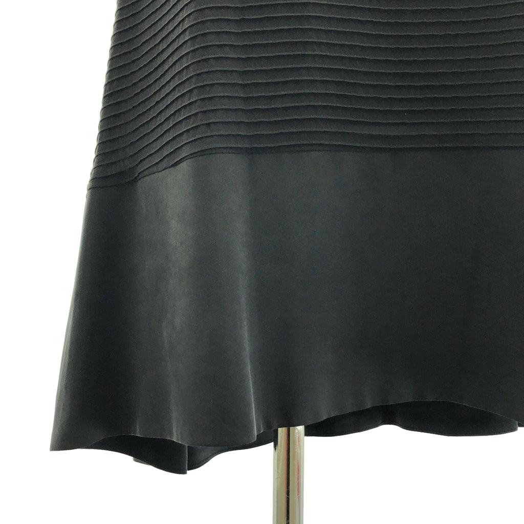 BALENCIAGA / バレンシアガ | SILK / シルク ボーダー プルオーバー ワンピース | 38 | ブラック | レディース