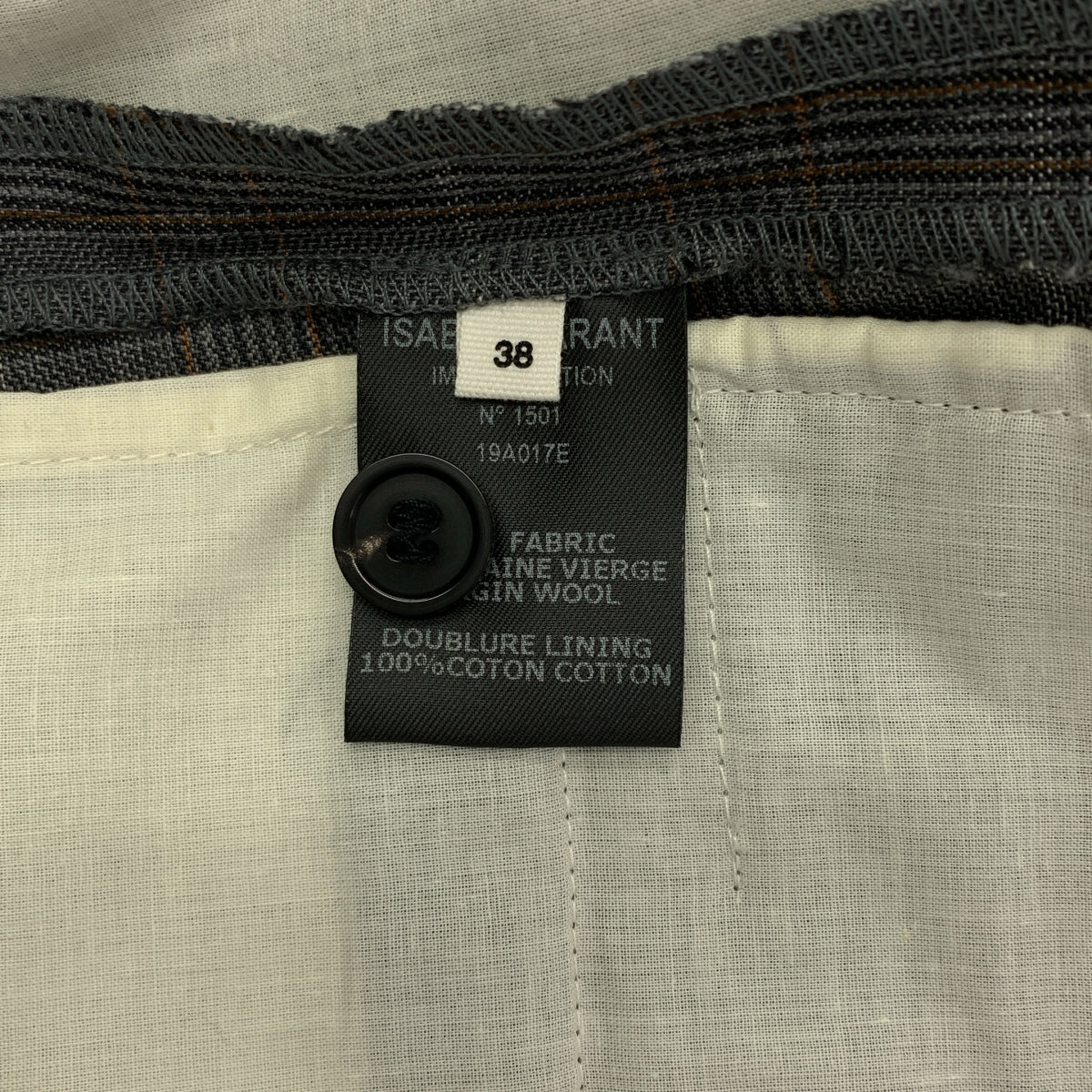 ISABEL MARANT ETOILE / 이사벨 마란에트월 | 체크 슬랙스 팬츠 | 38 |