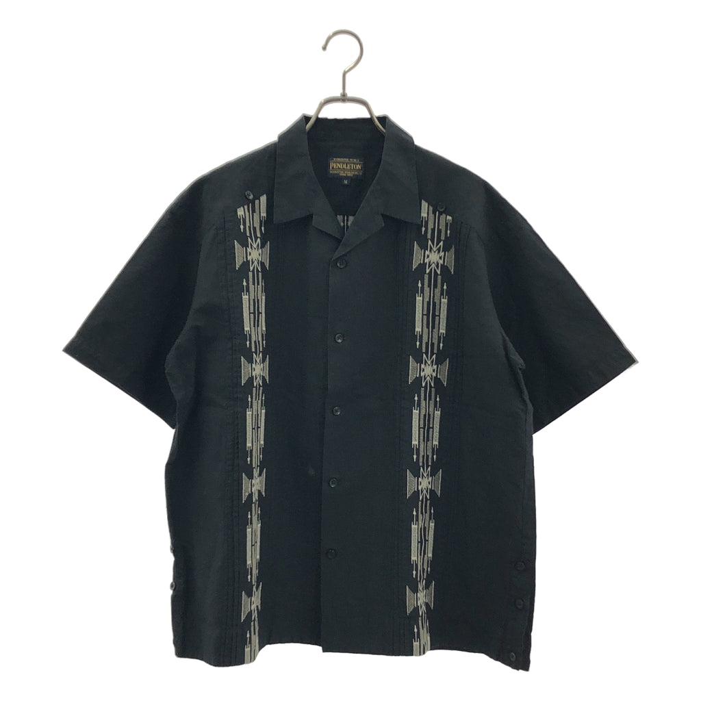 PENDLETON / ペンドルトン | リネン コットン キューバシャツ / オープンカラー | M | メンズ