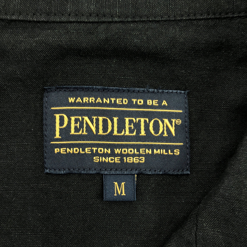 PENDLETON / ペンドルトン | リネン コットン キューバシャツ / オープンカラー | M | メンズ