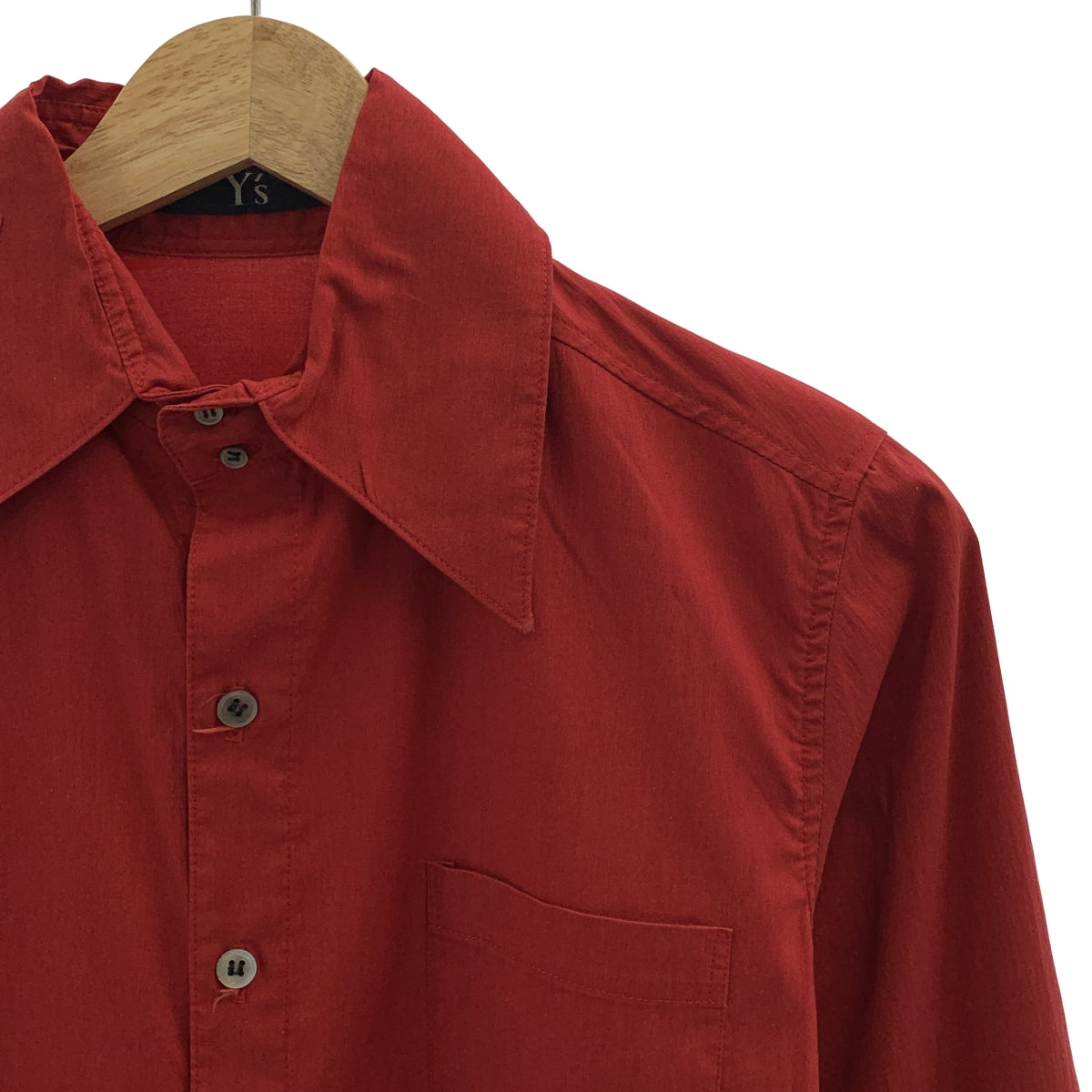 Y's / ワイズヨウジヤマモト | コットン ナイロン ビッグカラーシャツ |