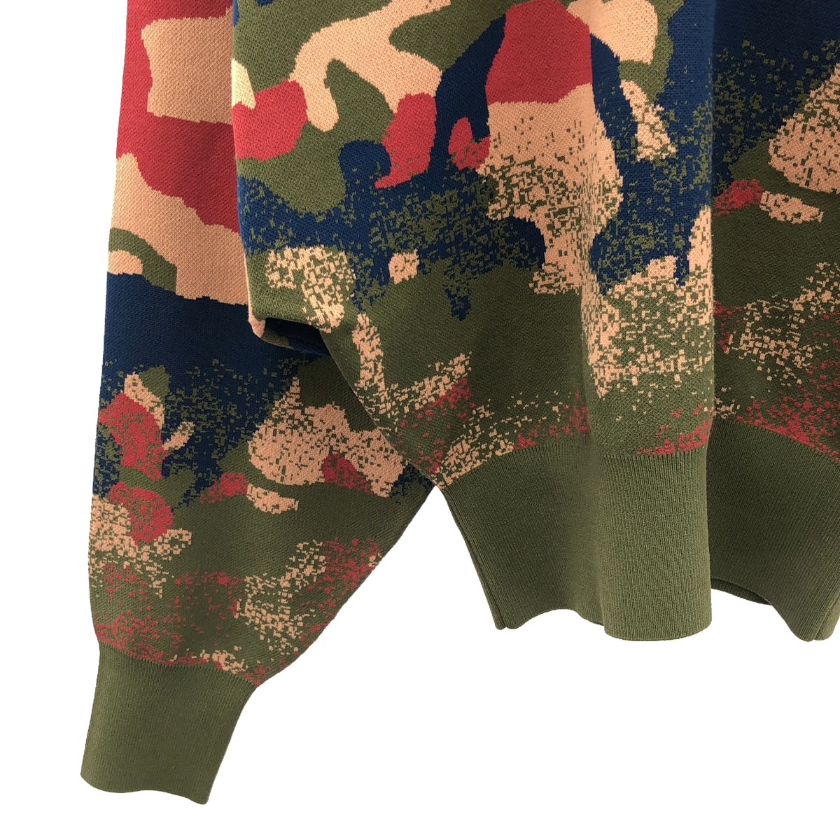 DIESEL / 디젤 | Camouflage MONTANA Sweater 위장 니트 풀오버 | XS | 멀티 컬러 | 여성