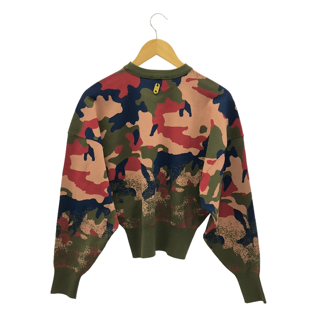 DIESEL / ディーゼル | Camouflage MONTANA Sweater 迷彩 ニット プルオーバー | XS | マルチカラー | レディース