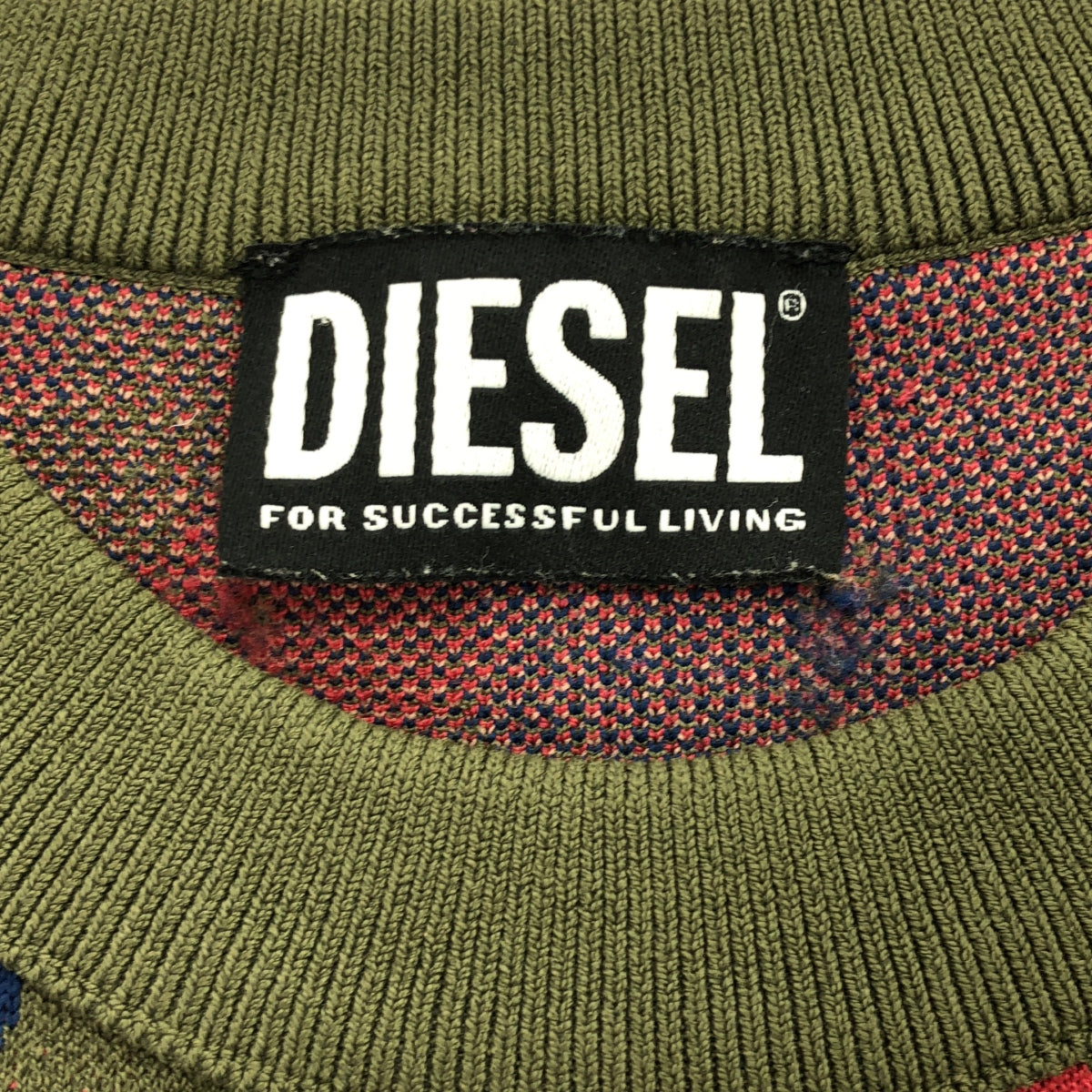 DIESEL / ディーゼル | Camouflage MONTANA Sweater 迷彩 ニット プルオーバー | XS | マルチカラー | レディース