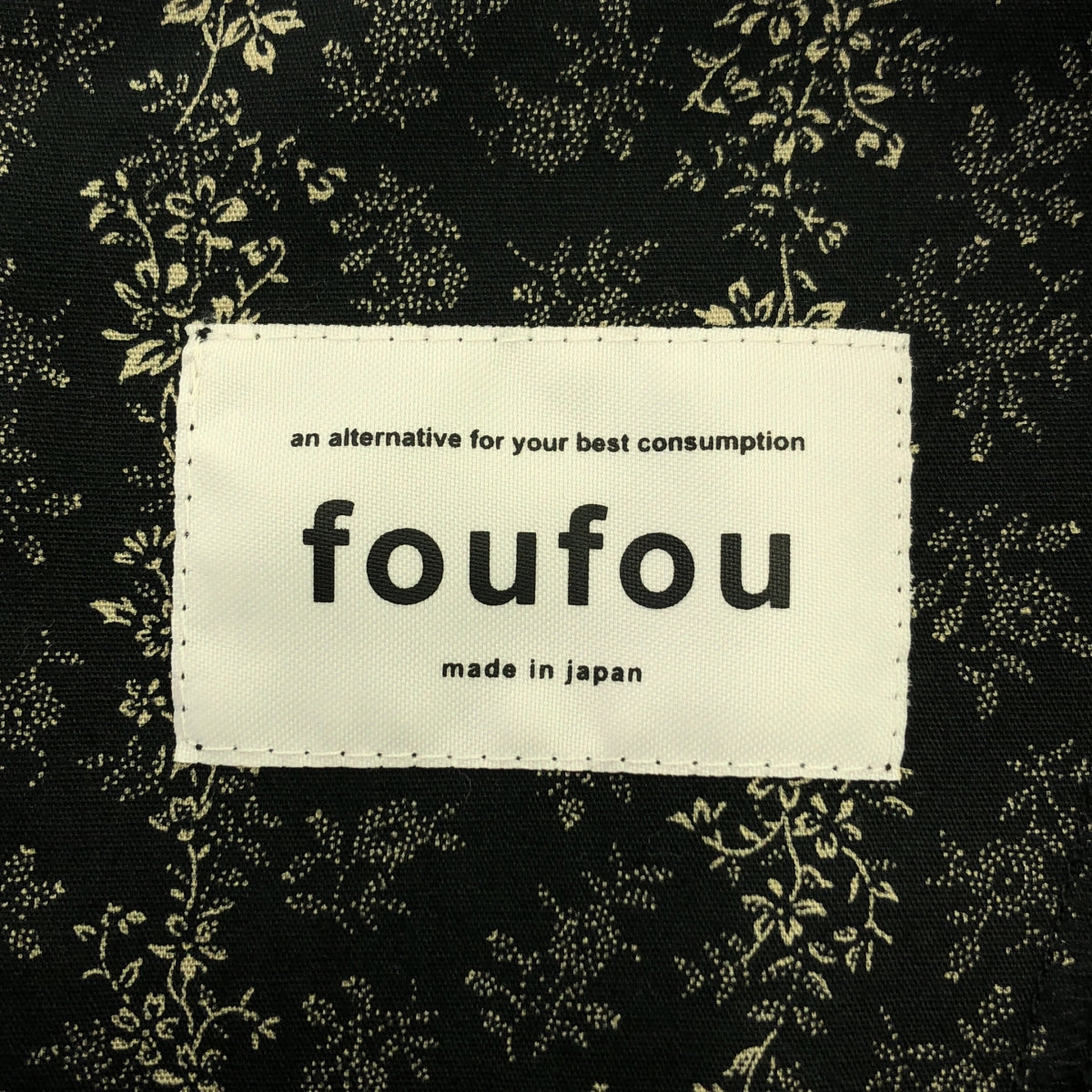 foufou / フーフー | タイニーフラワーワンピース | ブラック | レディース