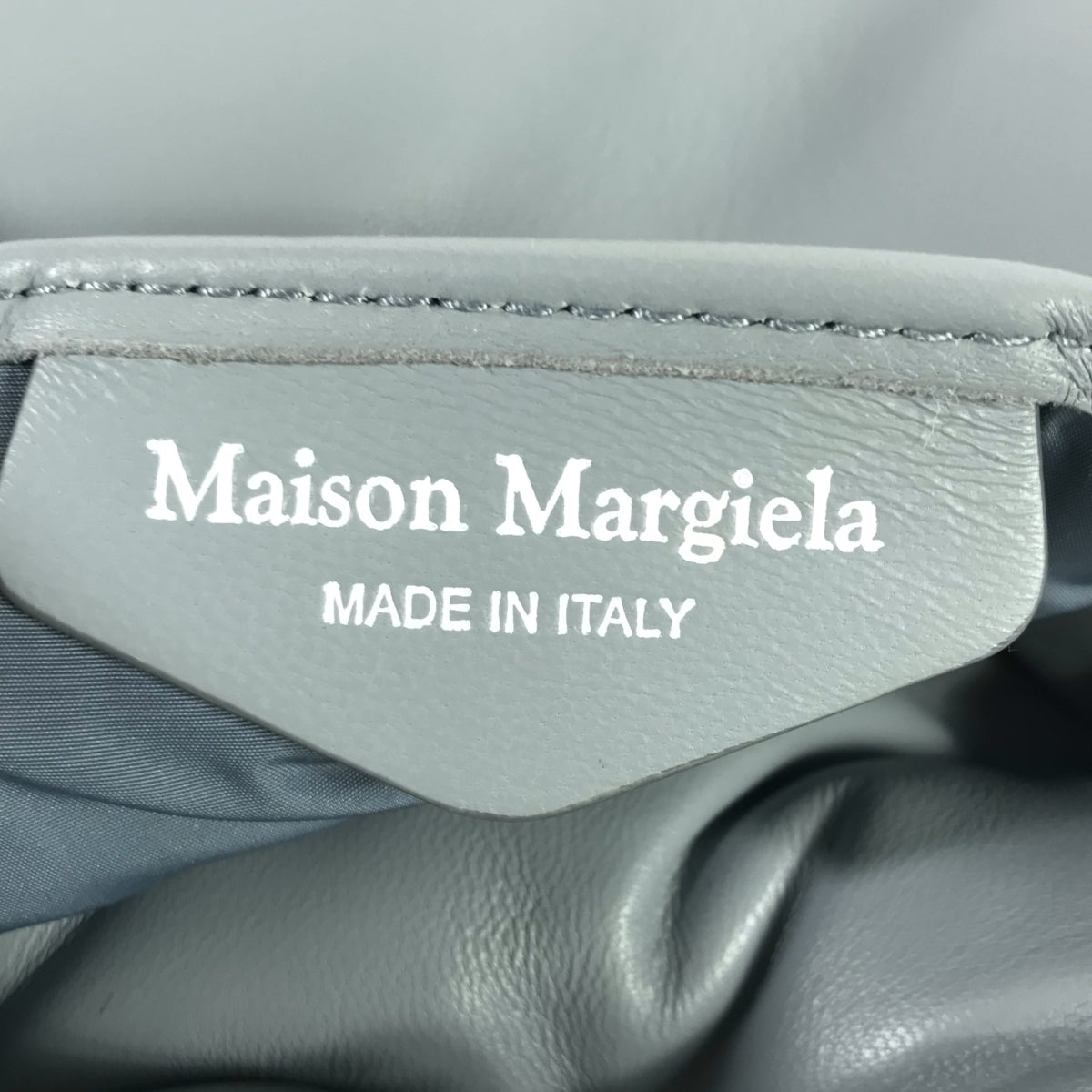 [狀況良好] Maison Margiela | 2024SS | Glam Slam Flap 包 / 2way 鏈條單肩 Glam Slam Flap 口袋小羊皮手提包 | UNI |灰色 |女性的