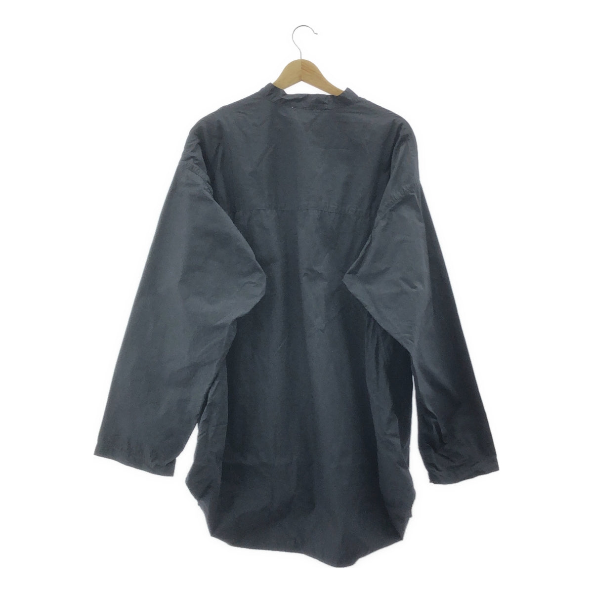 veritecoeur | 棉質寬幅布男女通用立領襯衫 | 尺寸 02 | 女款