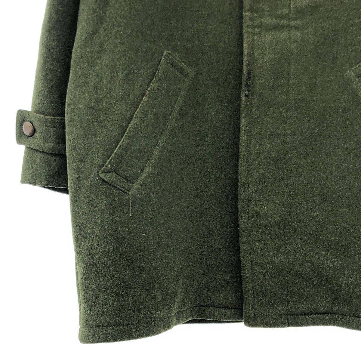 VINTAGE / 빈티지 헌 옷 | 70-80s 빈티지 SALKO LODEN COAT 사르코 울 로덴 코트 | 50 | 올리브 | 남성