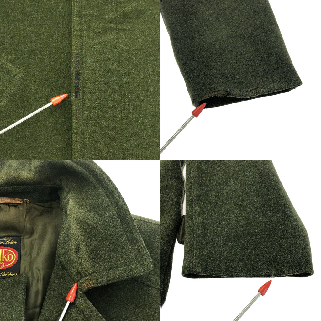 VINTAGE / 빈티지 헌 옷 | 70-80s 빈티지 SALKO LODEN COAT 사르코 울 로덴 코트 | 50 | 올리브 | 남성