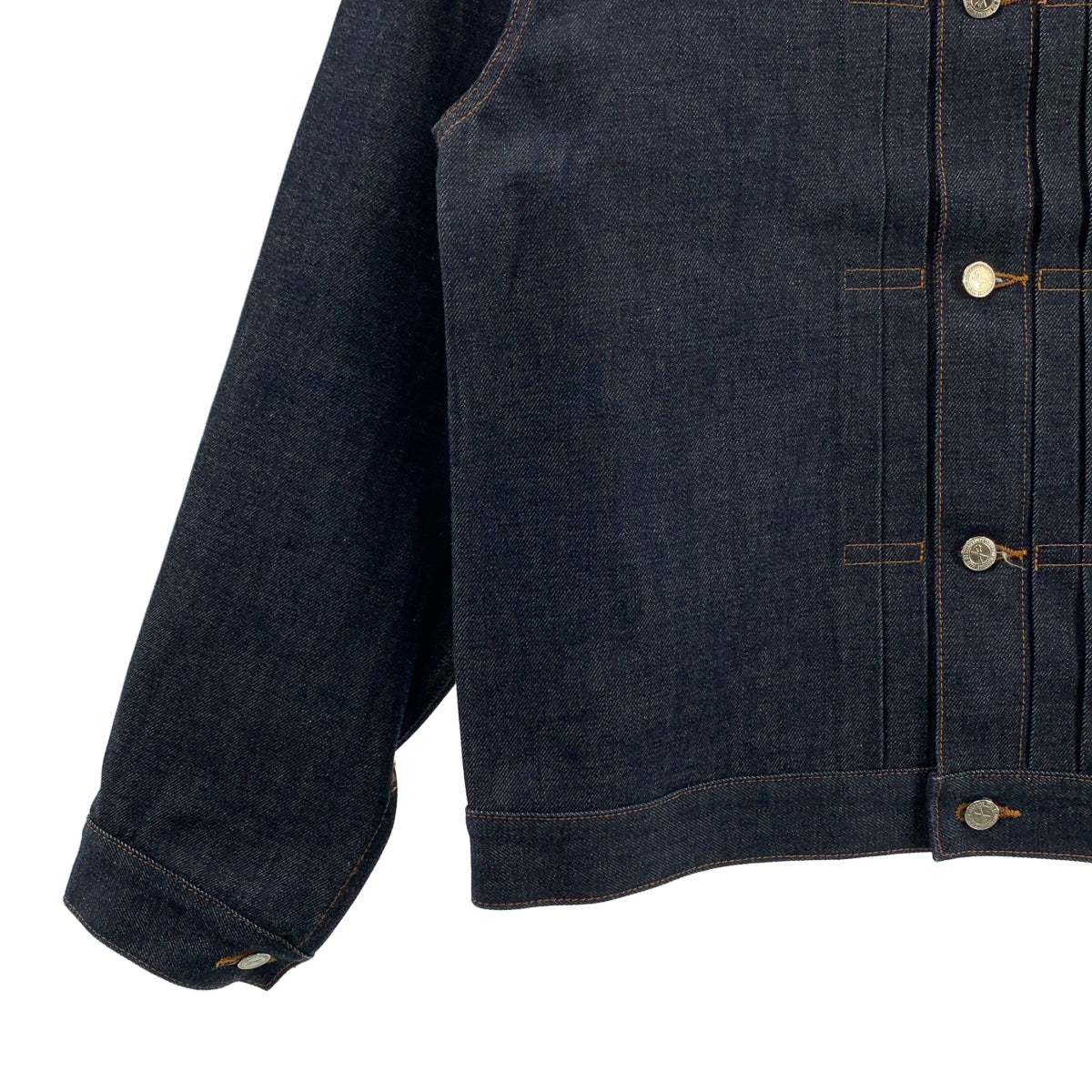 A.P.C. / アーペーセー | Rue Madame Paris / DENIM BRUT VESTE JEAN JPS / 1st リジット 濃紺 デニムジャケット | M | メンズ