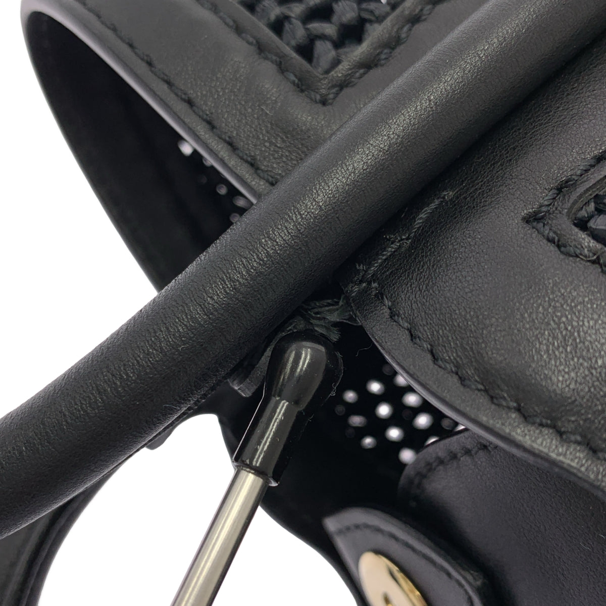 Max Mara / 맥스 마라 | 가죽 뜨개질 핸드백 |