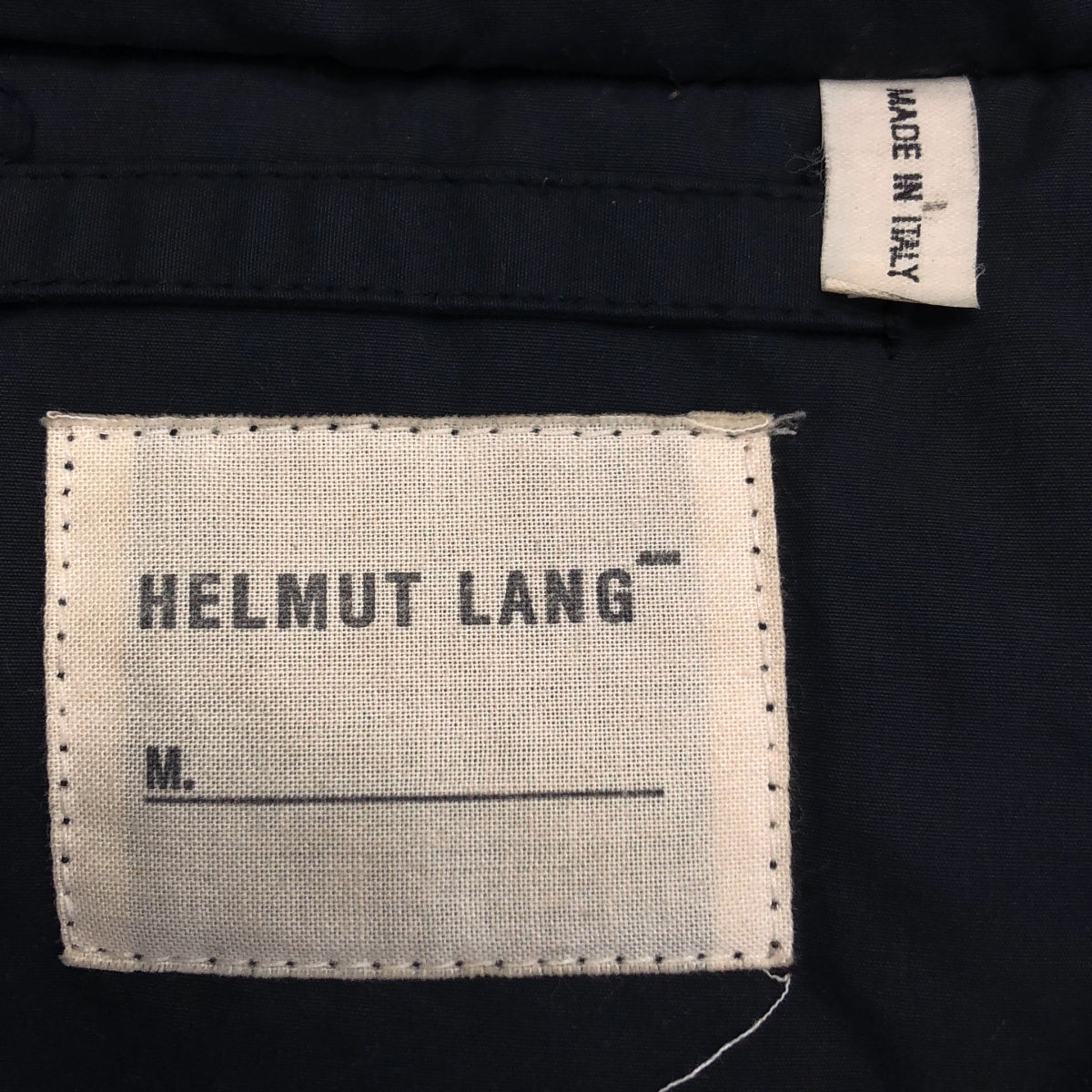 HELMUT LANG / 헬무트랑 | 1999AW | 이탈리아제 본인기 다운 아노락 풀오버 푸디드 재킷 | 46 |