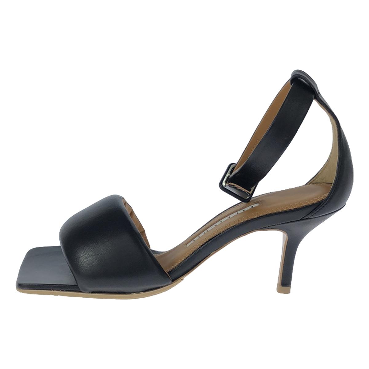 [Good Condition] PIPPICHIC / MARIRIN PADED Strap Sandals | Size 36 | Black | Women's