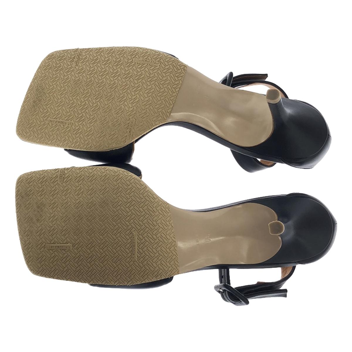 [Good Condition] PIPPICHIC / MARIRIN PADED Strap Sandals | Size 36 | Black | Women's