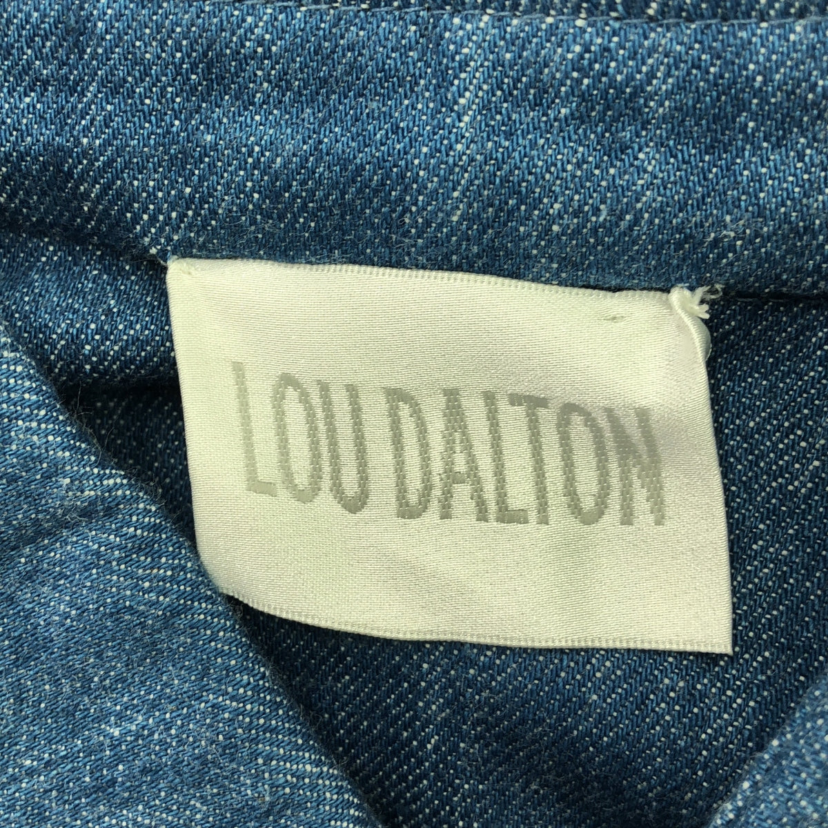 Lou Dalton / 루 달튼 | 오버 사이즈 데님 셔츠 | XS | 인디고 | 남성