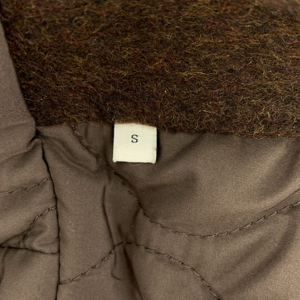 entire studios / エンタイアスタジオ | Duke bomber jacket / ウール ロゴジップ オーバー ジャケット ブルゾン / キルティング総裏地 | S | メンズ