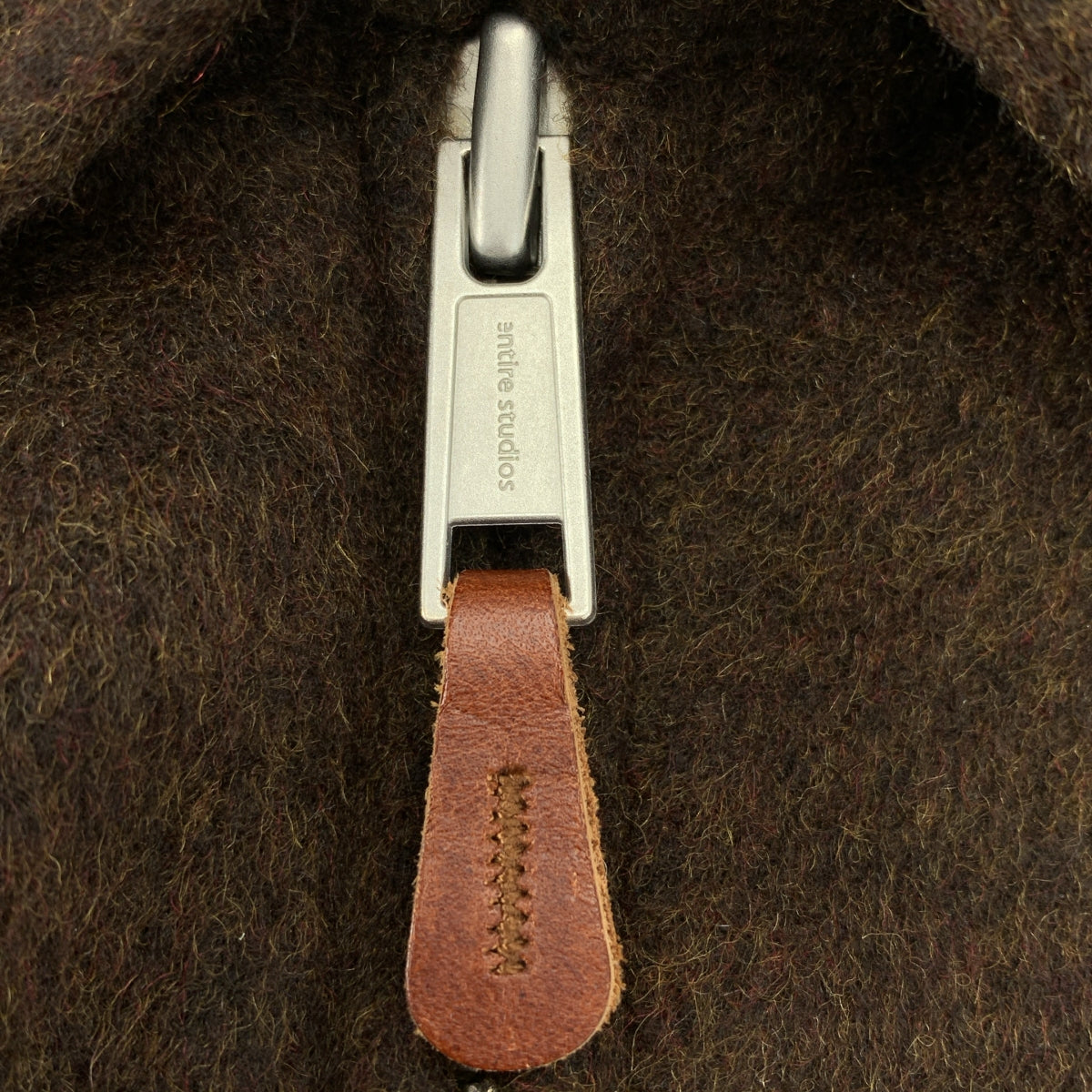 entire studios / エンタイアスタジオ | Duke bomber jacket / ウール ロゴジップ オーバー ジャケット ブルゾン / キルティング総裏地 | S | メンズ