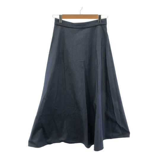 TOMORROWLAND collection | 2024SS | Cotton silk denim circular skirt | 36 | Women's