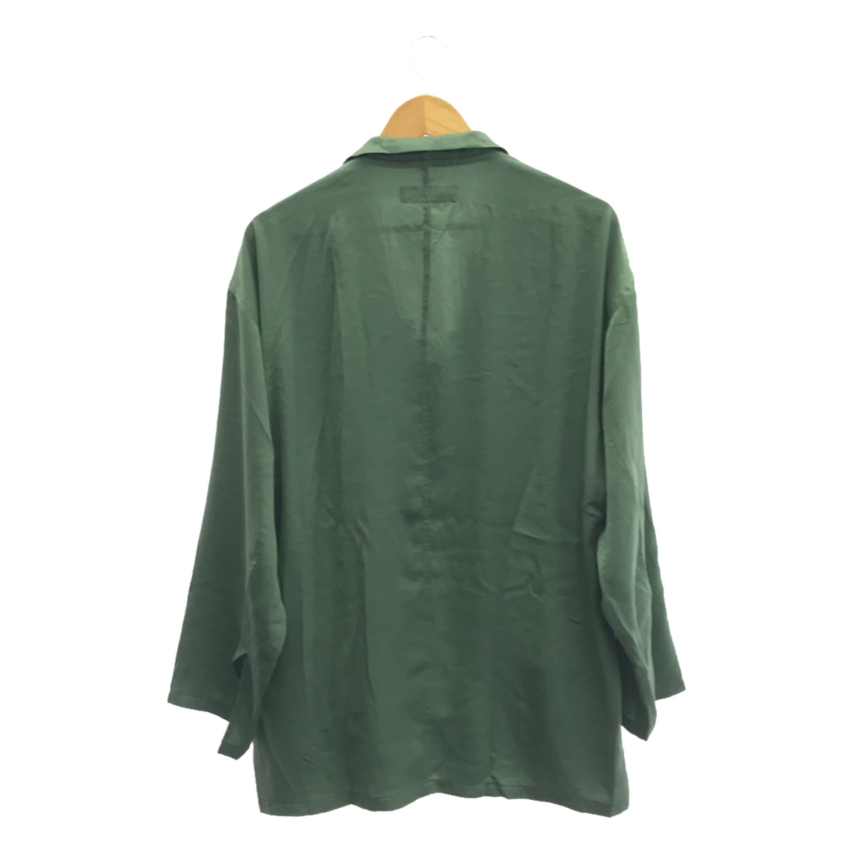 [New] prasthana / Prasthana | vintagesatin shirt | M | Green | Men's